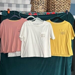 Patagonia Women’s Short Sleeve Tees - Pink, White, Yellow